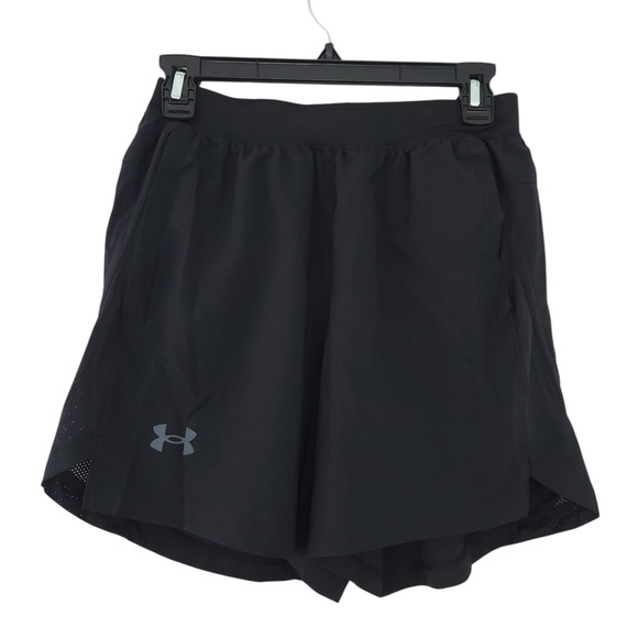 Under Armour Women's Shorts Small Black 5" Inseam Workout Shorts - Picture 1 of 4